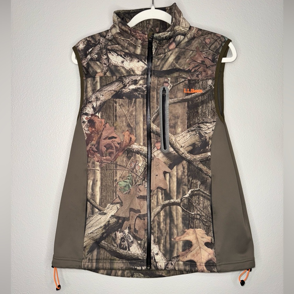 L.L. Bean Men’s Medium Ridge Runner Windstopper Camo Vest